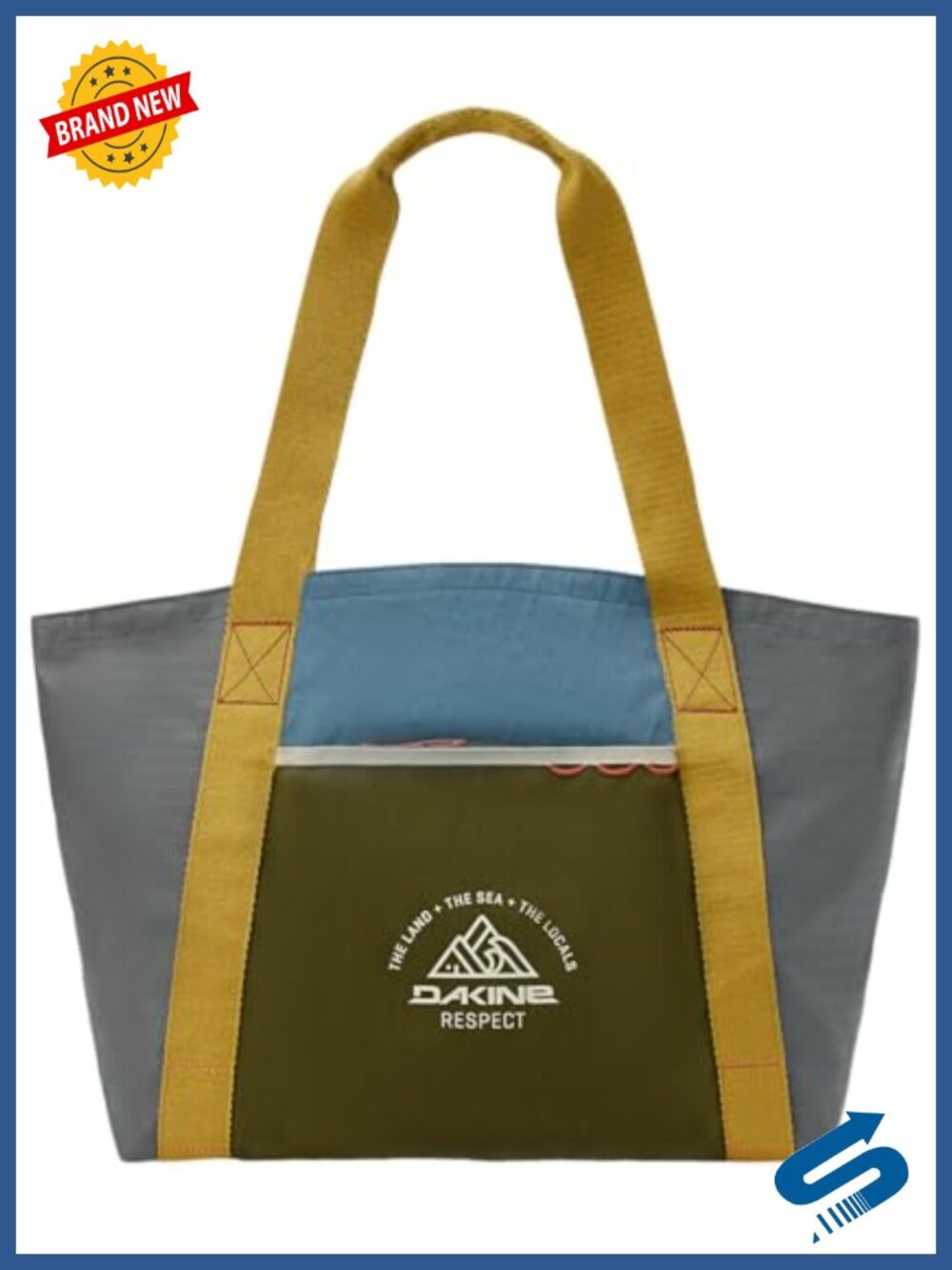 Dakine Renovation Tote 25L Gym Beach Travel Carryall Recycled Nylon Polyester